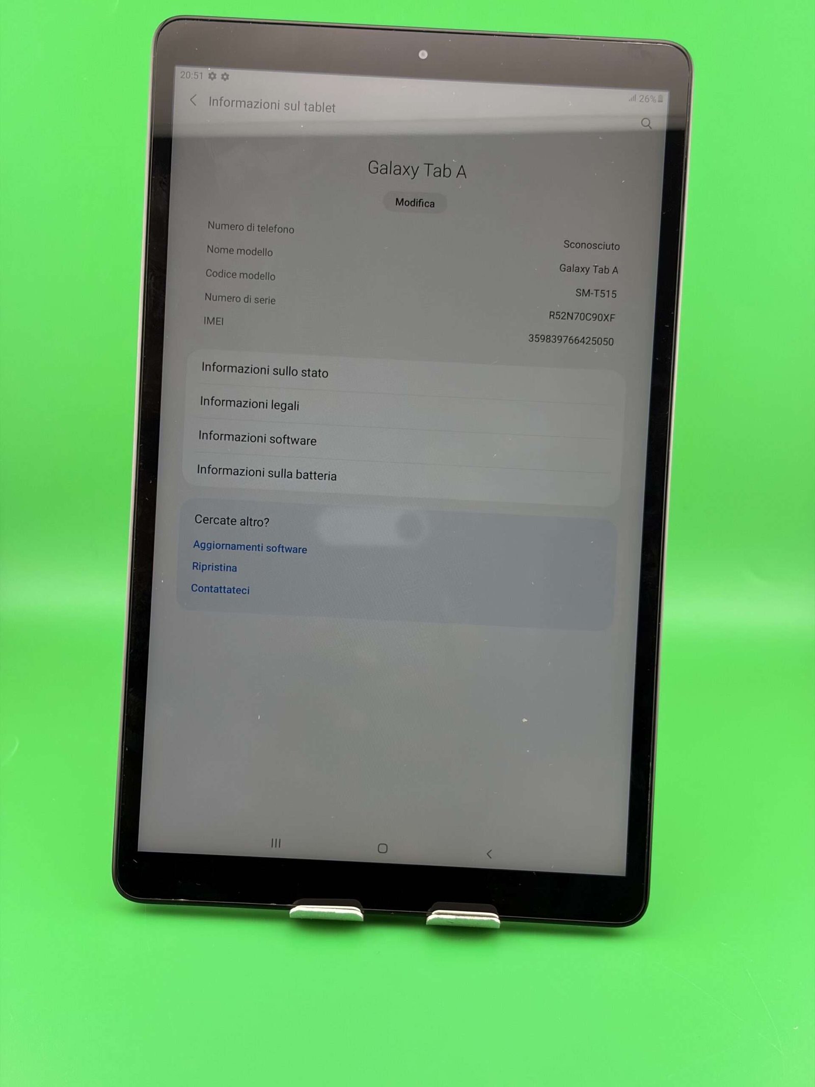 Samsung Galaxy Tab A (2019) β SMβT515 (LTE) β (32GB) Usato - immagine 3
