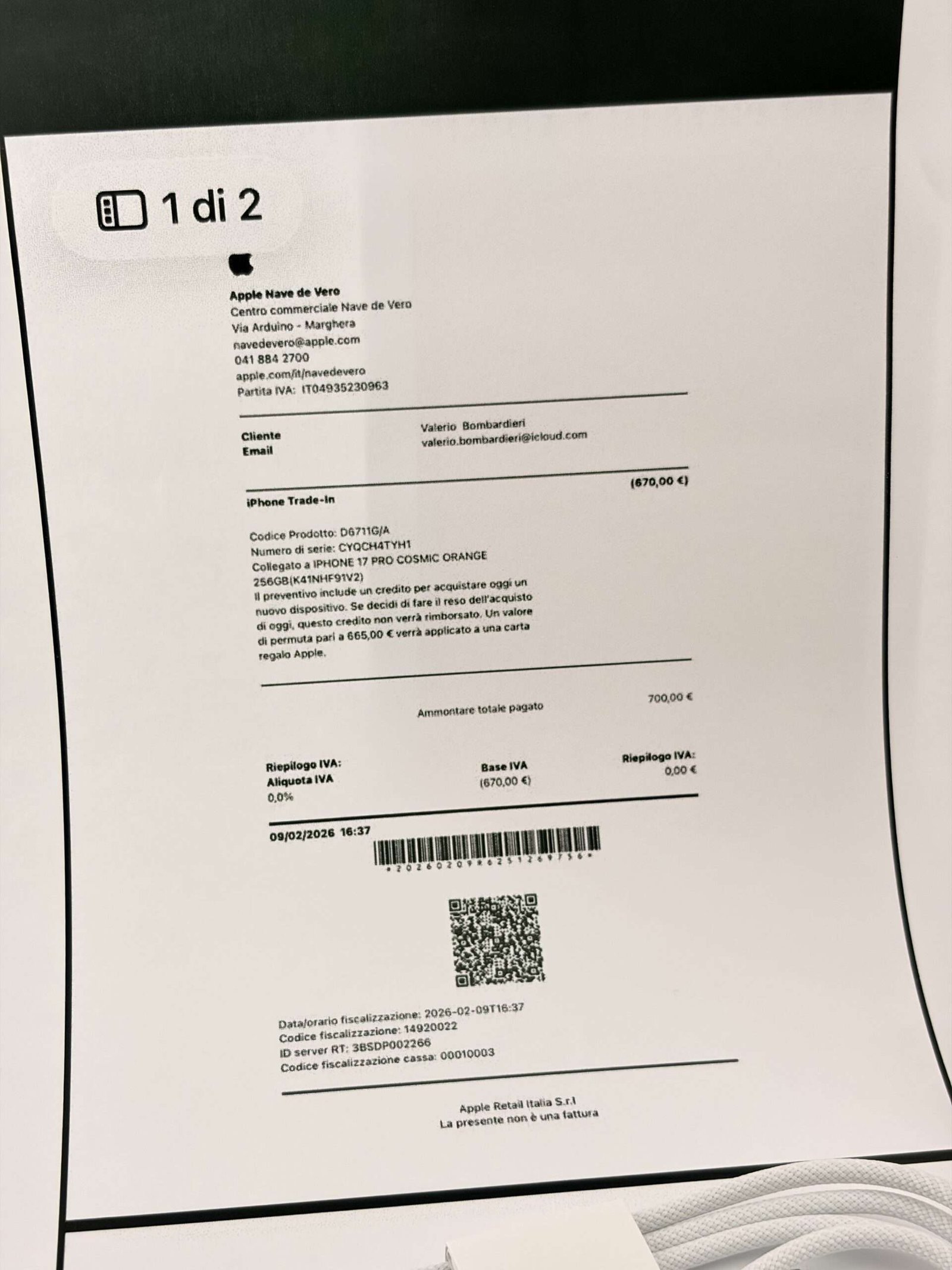 iPhone 17 Pro – 256GB Usato - immagine 3