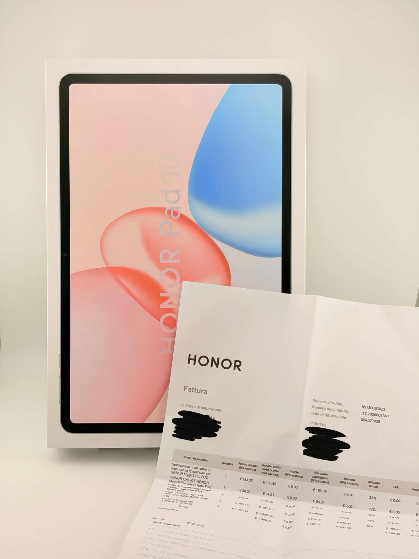 Honor Pad 10 256GB Nuovo(Confezione Sigillato)