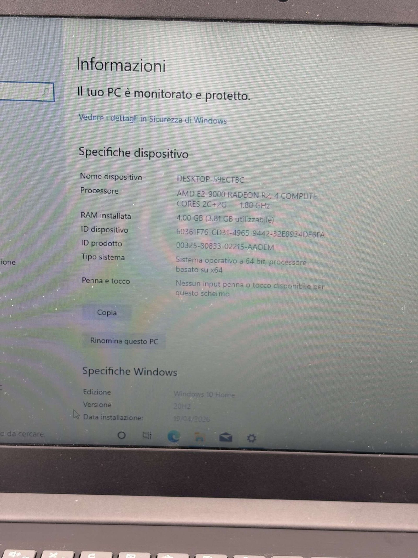 Lenovo IdeaPad 320 256GB 4GB Ram Usato - immagine 3