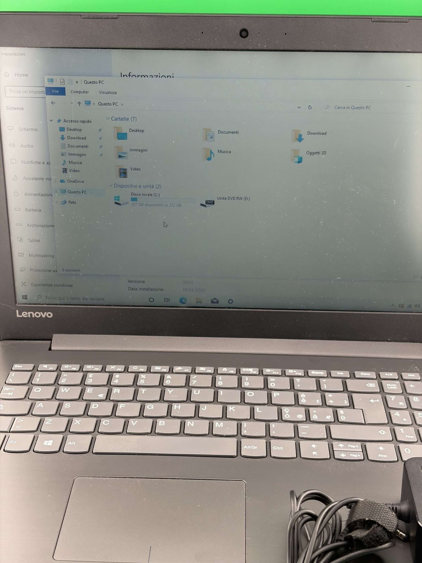 Lenovo IdeaPad 320 256GB 4GB Ram Usato - immagine 4