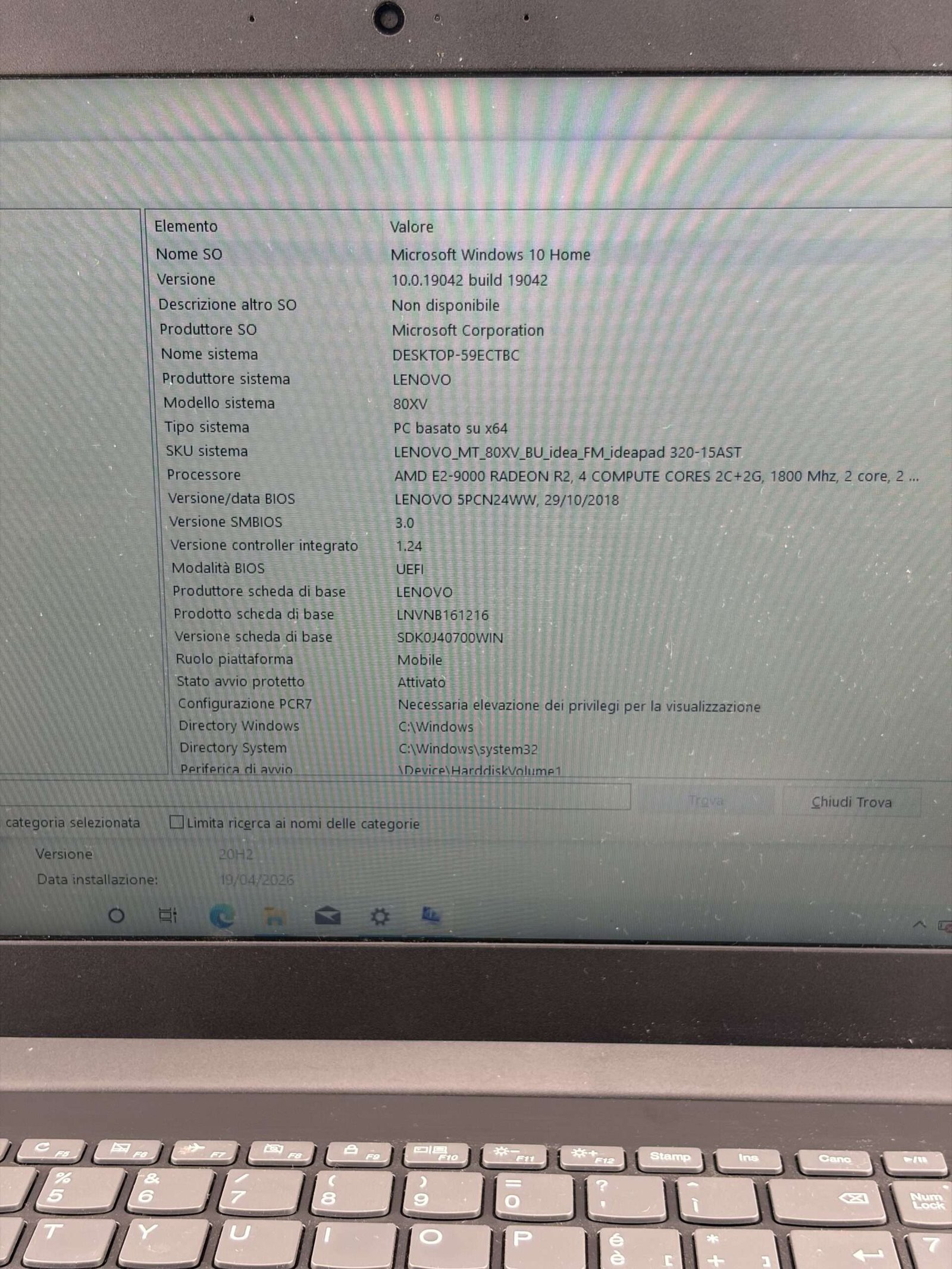 Lenovo IdeaPad 320 256GB 4GB Ram Usato - immagine 10