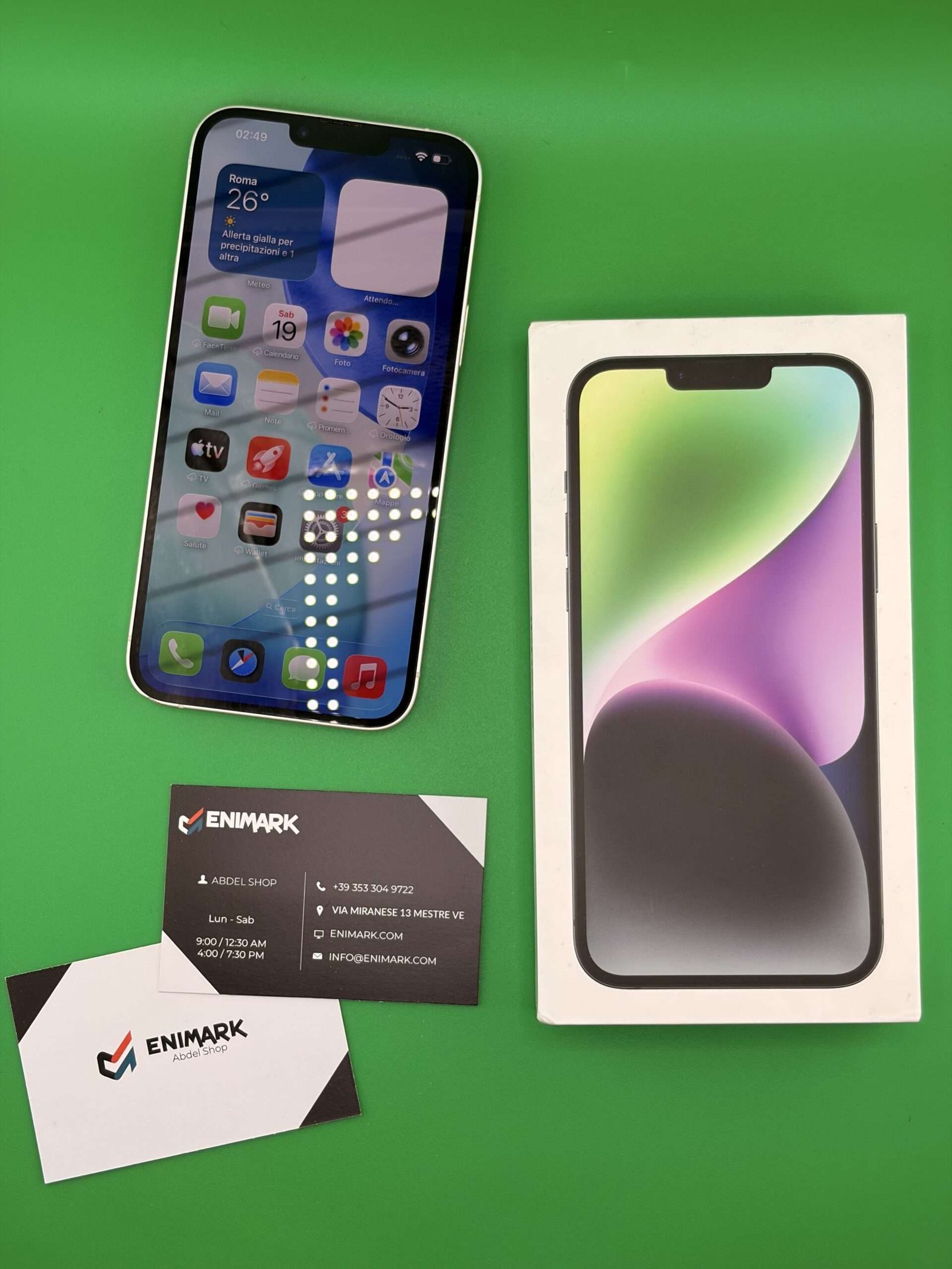 iPhone 14 Plus 256GB 100% — Usato Bianco - immagine 3