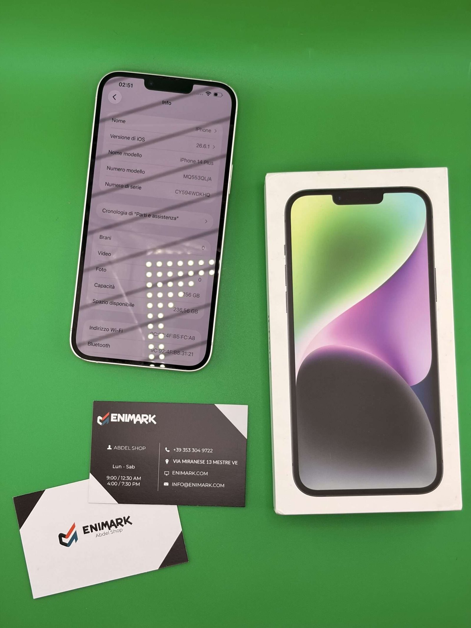 iPhone 14 Plus 256GB 100% — Usato Bianco - immagine 6