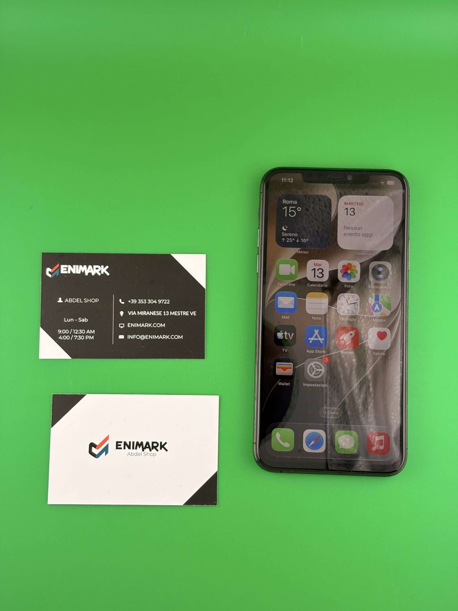 iPhone 11 Pro Max 256GB 100% — Usato Nero - immagine 3