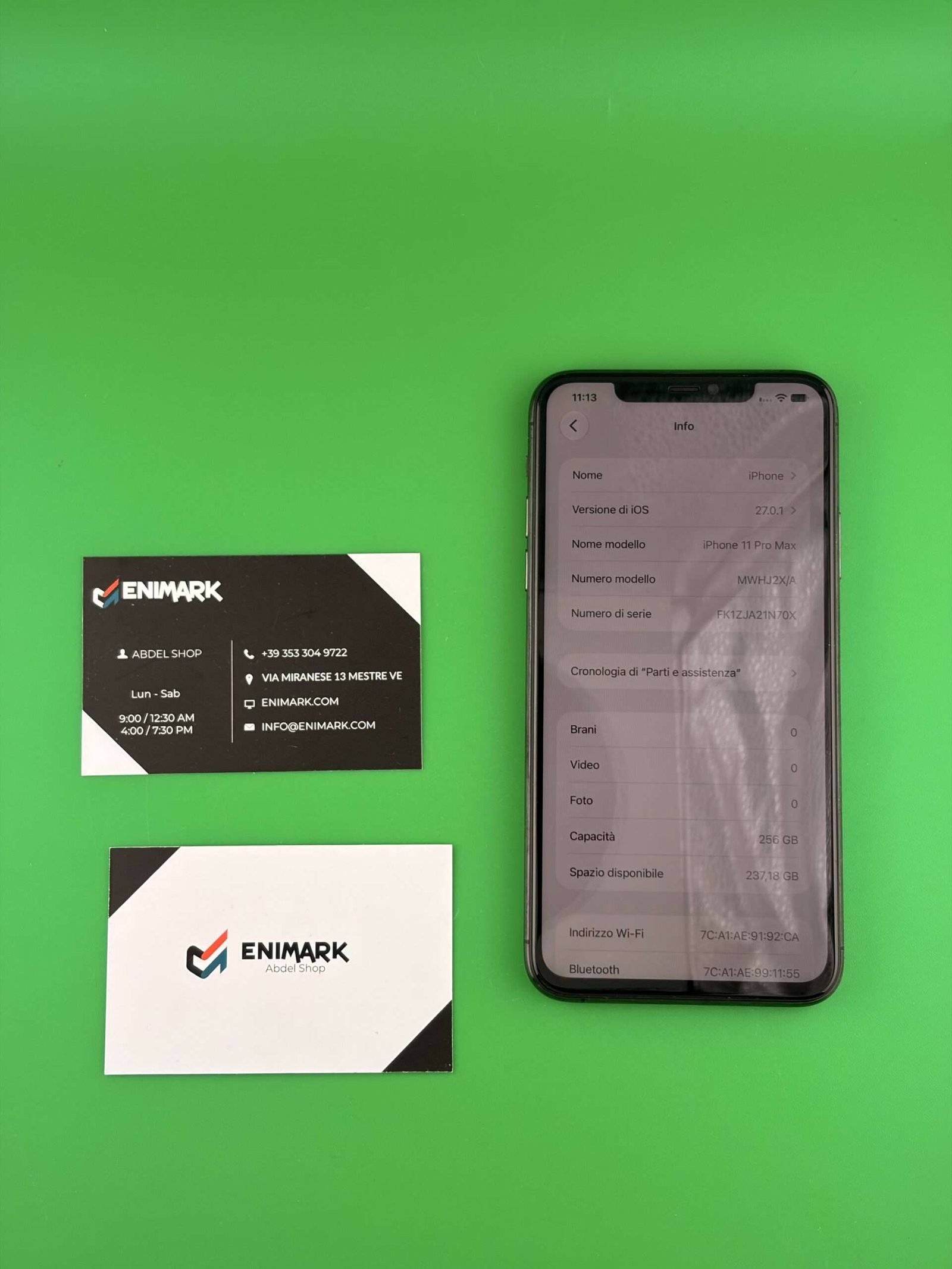 iPhone 11 Pro Max 256GB 100% — Usato Nero - immagine 6